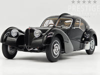 AUTOart 1938 Bugatti 57SC Atlantic Coupe Schwarz Black w Disc Wheels 1:18 - As New