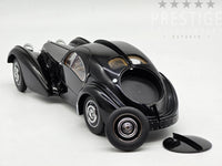 AUTOart 1938 Bugatti 57SC Atlantic Coupe Schwarz Black w Disc Wheels 1:18 - As New