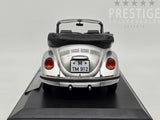 Norev 1973 Volkswagen Beetle 1303 Convertible Open Roof Silver 1:18 - New