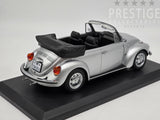 Norev 1973 Volkswagen Beetle 1303 Convertible Open Roof Silver 1:18 - New