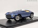 KK-Scale 1949 Ferrari 166 MM Barchetta Mille Miglia Blue Metallic 1:18 - New