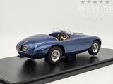 KK-Scale 1949 Ferrari 166 MM Barchetta Mille Miglia Blue Metallic 1:18 - New