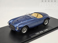 KK-Scale 1949 Ferrari 166 MM Barchetta Mille Miglia Blue Metallic 1:18 - New