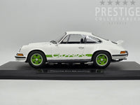 Norev 1973 Porsche 911 Carrera RS Touring 2.7 Green / White 1:18 Scale - New