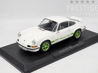 Norev 1973 Porsche 911 Carrera RS Touring 2.7 Green / White 1:18 Scale - New