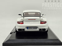 Norev 2007 Porsche 911 GT2 997 Coupe White OPENS 1:18 Scale - New *READ *