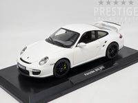 Norev 2007 Porsche 911 GT2 997 Coupe White OPENS 1:18 Scale - New *READ *