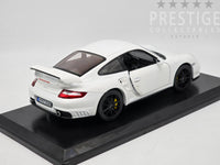 Norev 2007 Porsche 911 GT2 997 Coupe White OPENS 1:18 Scale - New *READ *