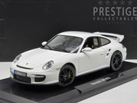 Norev 2007 Porsche 911 GT2 997 Coupe White OPENS 1:18 Scale - New *READ *