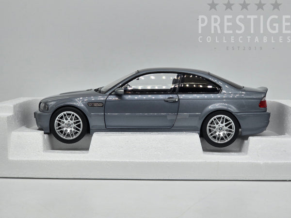 Norev Limited Edition 2000 BMW M3 CSL E46 Coupe Grey Metallic OPENS 1: –  PrestigeCollectables