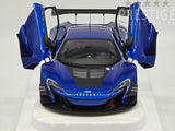 AUTOart 2017 McLaren 650S GT3 Metallic Blue w Black Accents 1:18 - New