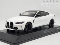 Minichamps 2020 BMW M4 Competition G82 Coupe White 1:18 Scale - New