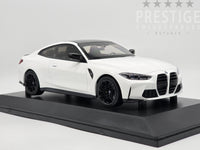 Minichamps 2020 BMW M4 Competition G82 Coupe White 1:18 Scale - New