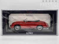 Norev 1954 Porsche 356 Speedster Red 1:18 Scale Model Car - New