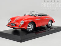 Norev 1954 Porsche 356 Speedster Red 1:18 Scale Model Car - New