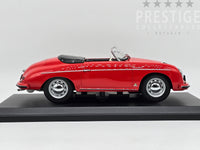 Norev 1954 Porsche 356 Speedster Red 1:18 Scale Model Car - New