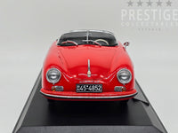 Norev 1954 Porsche 356 Speedster Red 1:18 Scale Model Car - New