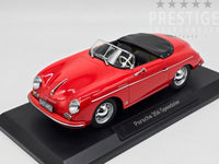 Norev 1954 Porsche 356 Speedster Red 1:18 Scale Model Car - New