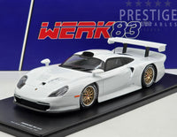 Werk83 1997 Porsche 911 GT1 Street Plain Body (996) Gloss White 1:18 - New