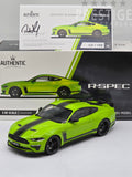 Authentic Collectables Ford Mustang R-Spec 5.0 Coupe Grabber Lime 1:18 - New