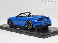 GT Spirit 2020 Porsche 911 (992) Turbo S Cabriolet Shark Blue 1:18 - New