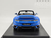 GT Spirit 2020 Porsche 911 (992) Turbo S Cabriolet Shark Blue 1:18 - New