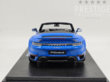 GT Spirit 2020 Porsche 911 (992) Turbo S Cabriolet Shark Blue 1:18 - New