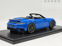 GT Spirit 2020 Porsche 911 (992) Turbo S Cabriolet Shark Blue 1:18 - New