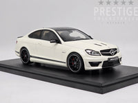 GT Spirit 2014 Mercedes Benz C63 AMG Edition 507 (W204) Diamond White 1:18 - New