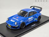 GT Spirit Porsche 911 RWB Rauh Welt Begriff Osho Australia Arrow Blue 1:18 - New