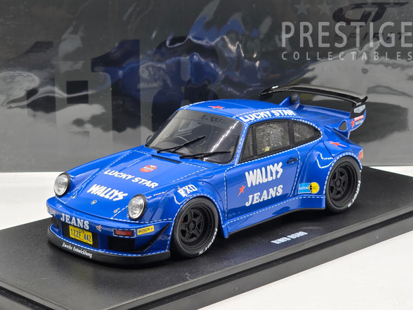 GT Spirit Porsche 911 RWB Rauh Welt Begriff Osho Australia Arrow Blue 1:18 - New