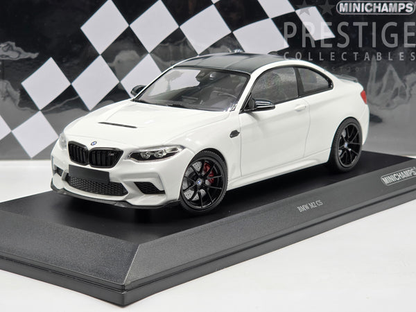 Minichamps 2020 BMW M2 CS (F87) Coupe White / Black 1:18 - New