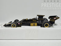 AUTOart 1973 Lotus 72E Formula 1 Emerson Fittipaldi #1 Black Gold 1:18 - New