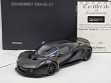 AUTOart Signature Hennessey Venom GT Spyder Matt Carbon Black 1:18 - New