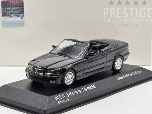 Minichamps 1993 BMW 3-Series Convertible (E36) Schwarz Black 1:43 - New