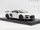 GT Spirit 2018 Audi R8 Coupe V10 GT RWD (4S) Metallic White 1:18 Scale - New