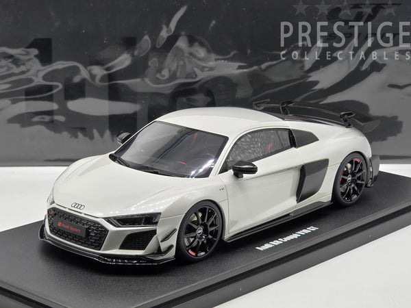 GT Spirit 2018 Audi R8 Coupe V10 GT RWD (4S) Metallic White 1:18 Scale - New