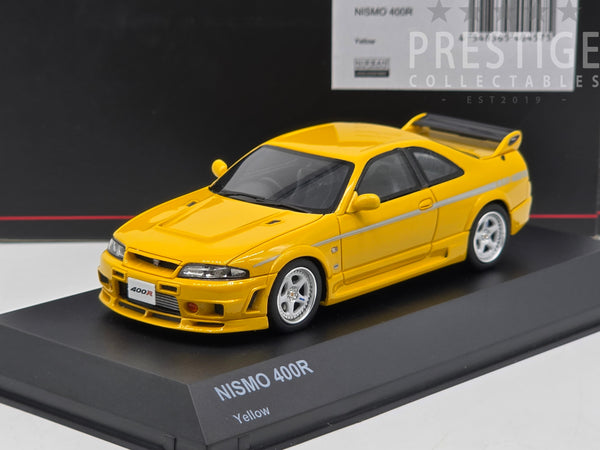 Kyosho 1998 Nissan Skyline R33 GT-R Nismo 400R Yellow 1:43 - New