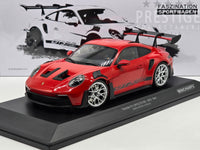 Minichamps 2023 Porsche 911 GT3 RS (992) Guards Red * RARE * 1:18 - New