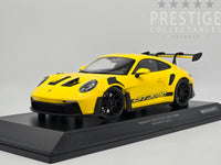 Minichamps 2023 Porsche 911 GT3 RS 992 Racing Yellow * RARE * 1:18 - New