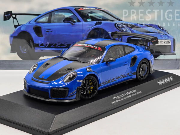 Minichamps 2020 Porsche 911 GT2 RS MR (991.2) Manthey Racing Shark Blue 1:18 - New