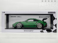 Minichamps 2023 Porsche 911 GT3 RS 992 Green w Silver Wheels 1:18 - New