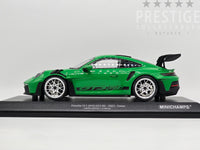 Minichamps 2023 Porsche 911 GT3 RS 992 Green w Silver Wheels 1:18 - New