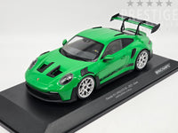 Minichamps 2023 Porsche 911 GT3 RS 992 Green w Silver Wheels 1:18 - New