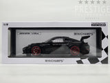 Minichamps 2023 Porsche 911 GT3 RS 992 Black w Red Wheels 1:18 - New