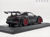 Minichamps 2023 Porsche 911 GT3 RS 992 Black w Red Wheels 1:18 - New