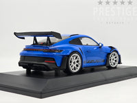 Minichamps 2023 Porsche 911 GT3 RS 992 Shark Blue w Silver Wheels 1:18 - New