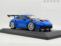 Minichamps 2023 Porsche 911 GT3 RS 992 Shark Blue w Silver Wheels 1:18 - New