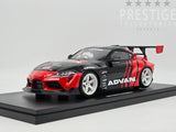 GT Spirit 2020 Toyota Supra GR A90 by Advan Livery Red / Black 1:18 - New