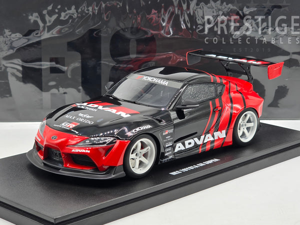 GT Spirit 2020 Toyota Supra GR A90 by Advan Livery Red / Black 1:18 - New